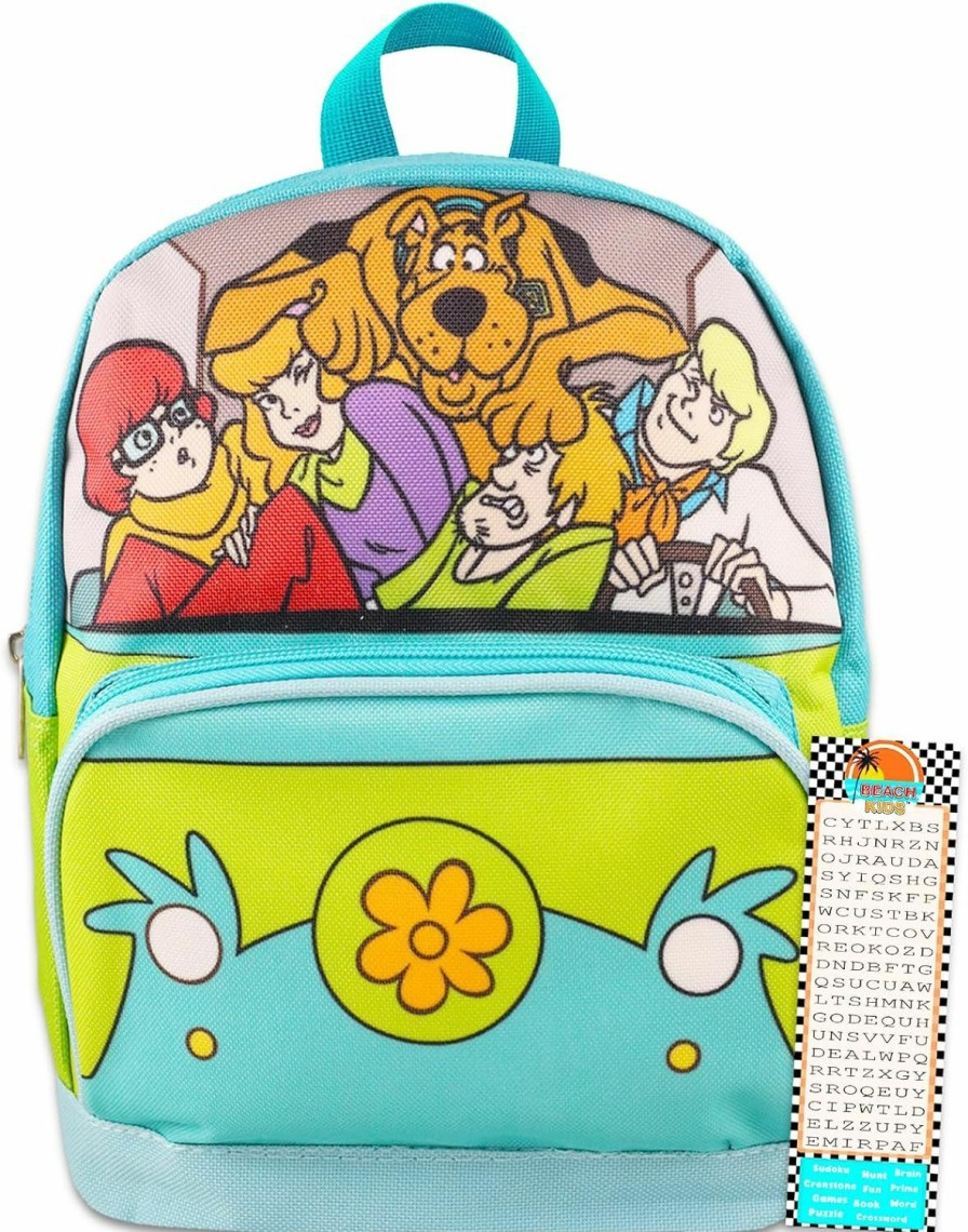 Backpack Handbags | WARNER BROS Warner Bros Scooby Doo Mini Backpack For Women - 10" Canvas Scooby Doo Backpack With Front Pocket Plus Bookmark | Scooby Doo Backpack Purse Bundle