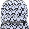 Backpack Handbags | Disney Disney Minnie Mouse Backpack For Women And Teens | Womens Mickey Mouse Double Strap Shoulder Bag (White Mickey)