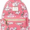 Backpack Handbags | Loungefly Loungefly Disney The Aristocats Marie Pink Floral Allover-Print Mini Fashion Handbag Backpack Wdbk1287