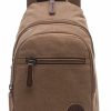 Backpack Handbags | UISKOOPW Uiskoopw Canvas Sling Bag - Small Crossbody Backpack Shoulder Casual Daypack Rucksack For Women Men Outdoor Cycling Hiking Travel