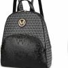 Backpack Handbags | MKF Collection Mkf Collection Backpack For Women, Signature Vegan Leather Top-Handle Travel Bag Carry On Backpack Bookbag