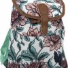 Backpack Handbags | Emma & Chloe Emma & Chloe Top Loading Backpack Canvas Mini Bucket Backpack Purse For Women For Travel, Work With Reinforced Bottom (Long Stemmed Roses)