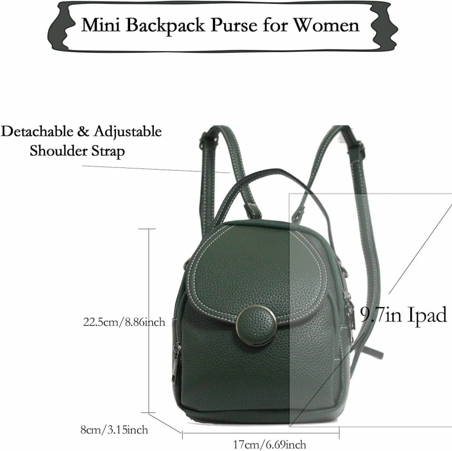 Backpack Handbags | NZ SIXVONA Mini Backpack Purse, Classic Faux Leather Small Convertible Backpack For Women Ladies Girls Sixvona