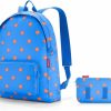 Backpack Handbags | reisenthel Reisenthel Women Travel, Azure Dots, Us:7 / Cn:39