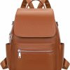 Backpack Handbags | ALTOSY Altosy Genuine Leather Backpack Purse For Women Convertible Shoulder Bag Fashion Rucksack Backpack With Flap(A138 Brown)