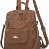 Backpack Handbags | Osunnus Osunnus Leather Backpack Purse For Women Vintage Fashion Travel Backpack Shoulder Bag, Brown