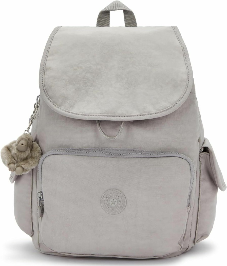 Backpack Handbags | Kipling Kipling Women'S City Pack Backpack Handbag, Grey Grey, 18.5X32X37 Cm (Lxwxh)