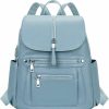 Backpack Handbags | ALTOSY Altosy Leather Backpack Purse For Women Fashion Casual Handbag With Multi Pockets And Flap