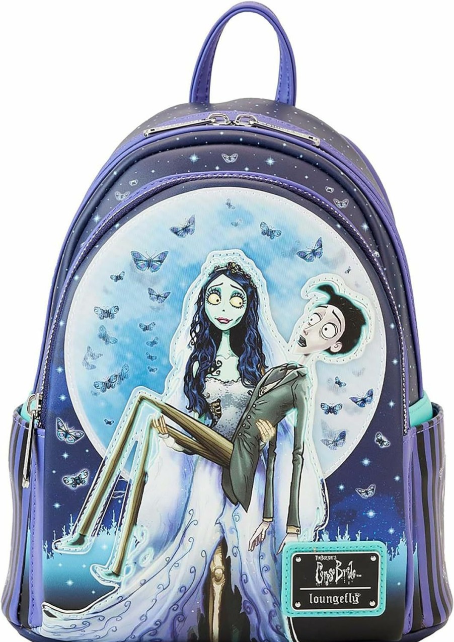 Backpack Handbags | Loungefly Loungefly Corpse Bride Moon Double Strap Shoulder Bag