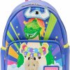 Backpack Handbags | Loungefly Loungefly Disney Pixar Toy Story Partysaurus Rex Womens Double Strap Shoulder Bag Mini Backpack Purse