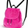 Backpack Handbags | Mewcho Mewcho Y2K Bag Plush Backpack Kawaii Drawstring Leopard Mini Backpack Furry Purse 11" For Women Girls Teens Kids 3 Years Up (Pink Leopard)