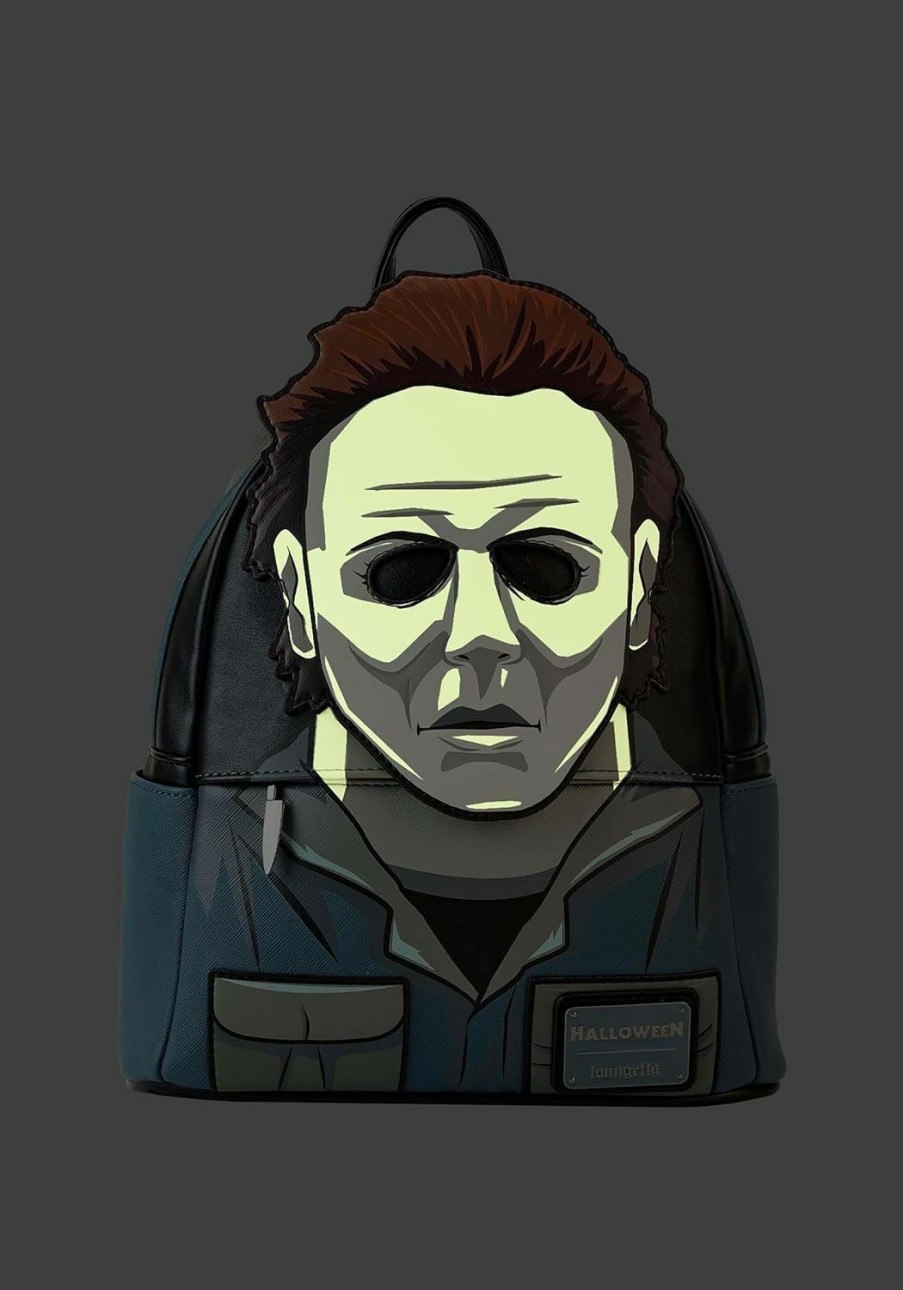 Backpack Handbags | Loungefly Loungefly Halloween Michael Myers Mask Cosplay Mini Backpack