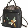 Backpack Handbags | Chala Group Chala Convertible Mini Backpack Purse (Butterfly)