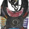 Backpack Handbags | Original Collections Bohemian Embroidered Ripped Razor Cut Crossbody Hippie Purse Handbag And Backpack Multicolor