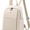 Backpack Handbags | Cinpode Cinpode Mini Backpack For Women Nylon Travel Backpack Purse Multi Pockets Anti-Theft Bookbag Ladies Shoulder Bag Small Casual Daypack (Beige)