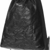 Backpack Handbags | KWANI Kwani Chelsea Women Backpack Leather Drawstring Bag For Women (Black)