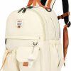 Backpack Handbags | LOLA DESIGN Lola Design Backpack For Women Cute Backpack Waterproof Bookbag School Bookbag Casual Travel Daypacks (Beige)