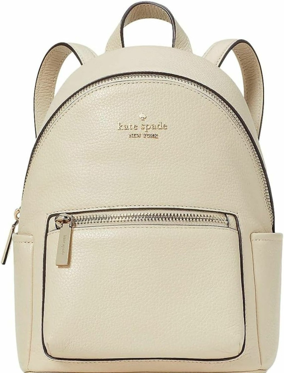 Backpack Handbags | Kate Spade New York Kate Spade New York Women'S Leila Pebbled Leather Mini Dome Backpack Bag, Black