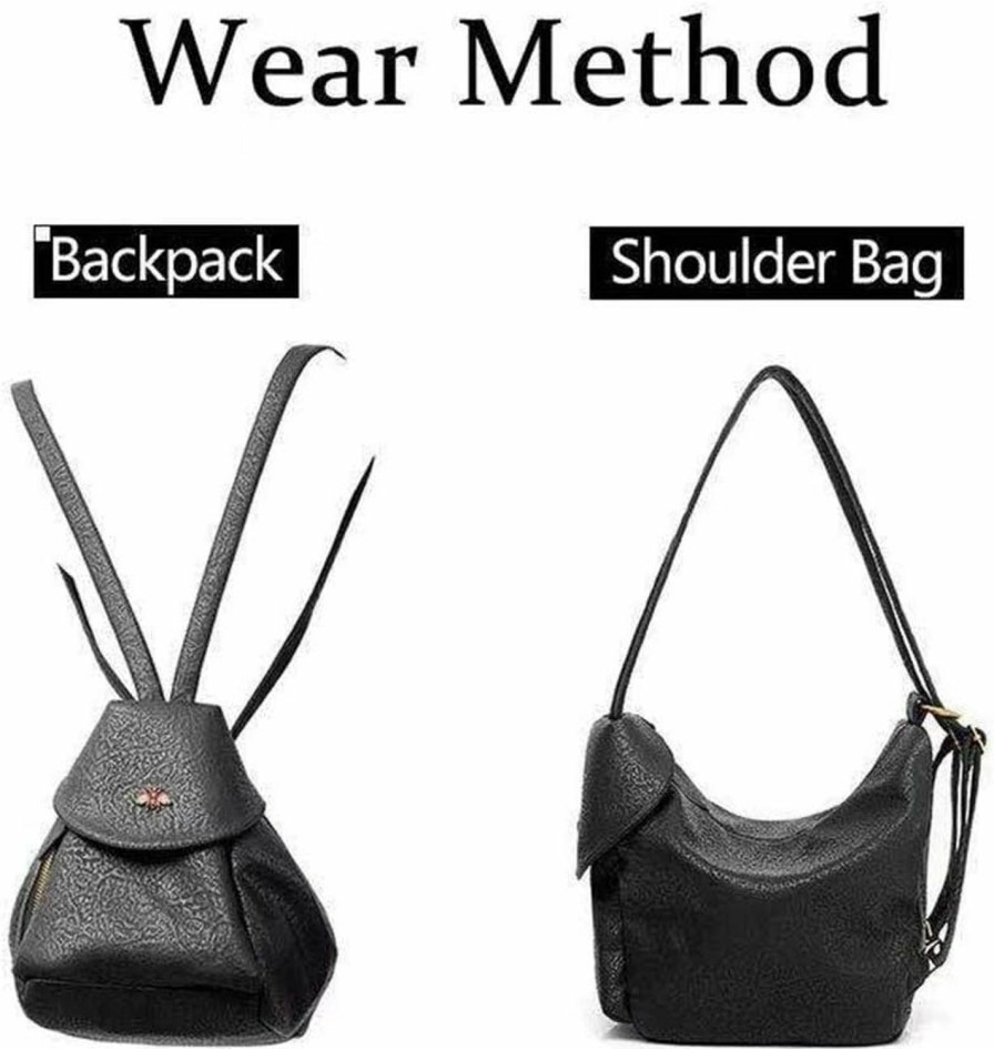 Backpack Handbags | Your DL Fashion Backpack Purse Small Shoulder Bag For Women Purse (Black)