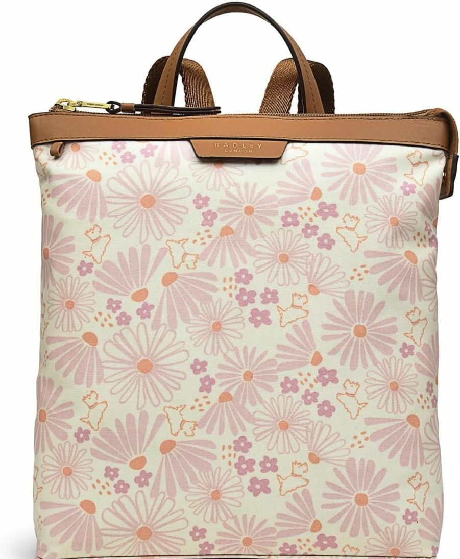 Backpack Handbags | RADLEY Radley London Blooms - Responsible - Small Ziptop Backpack