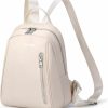 Backpack Handbags | HOMIEE Homiee Mini Backpack Purse For Women Light Weight Small Backpacks Waterproof Cute College Book Bag Ladies Shoulder Bag Casual Travel Daypack (Beige)