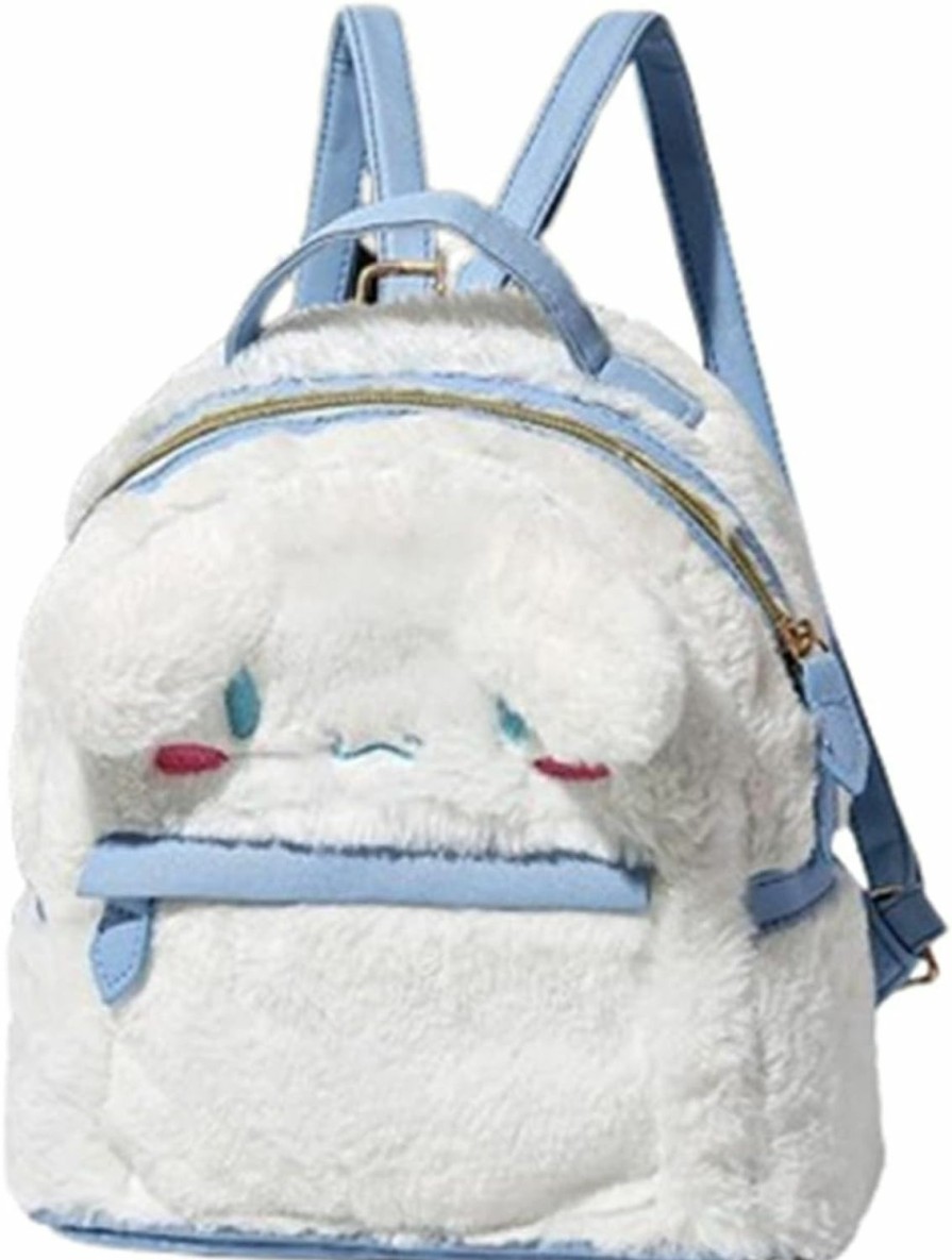 Backpack Handbags | Generic Furry Plush Backpack Cute Bag Mini Cartoon Bag Anime 3D Backpack Shoulder Crossbody Bag (White)