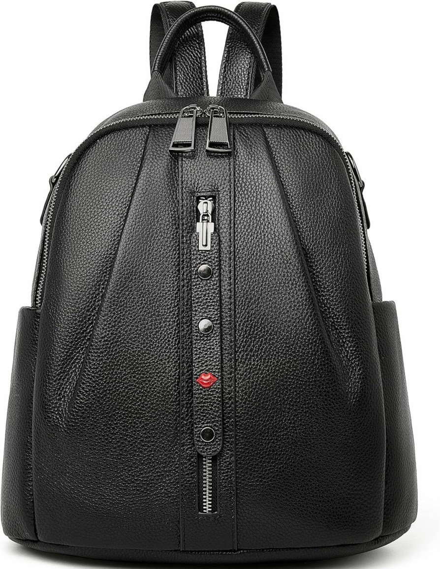 Backpack Handbags | DORIS&JACKY Doris&Jacky Women Casual Fashion Leather Backpack (1-Black)