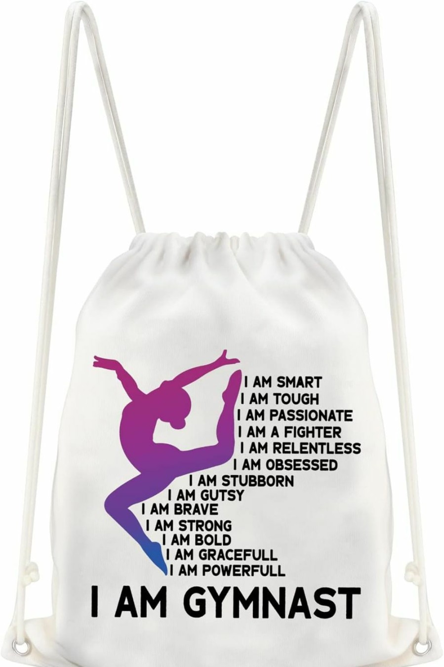 Backpack Handbags | WCGXKO Wcgxko Gymnast Gifts Gymnastics Backpack Gymnastics Drawstring Bag Gymnastics Travel Bag Sport Pack (Gymnast Backpack)