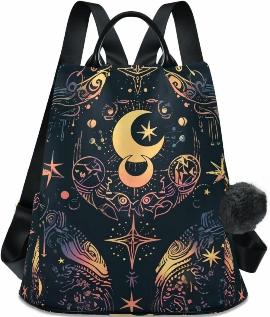 Backpack Handbags | ALAZA Alaza Galaxy Colorful Mandala Backpack Purse For Women Anti Theft Fashion Back Pack Shoulder Bag