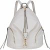 Backpack Handbags | Diophy Backpack Purse For Women Fashion Vegan Leather With Zipper Pockets On Both Side Womens Purse And Shoulder Bag. Ab-052 (White)