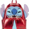 Backpack Handbags | Loungefly Loungefly Disney Stitch Devil Double Strap Mini Backpack