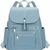 Backpack Handbags | ALTOSY Altosy Leather Backpack Purse For Women Fashion Casual Handbag With Multi Pockets And Flap