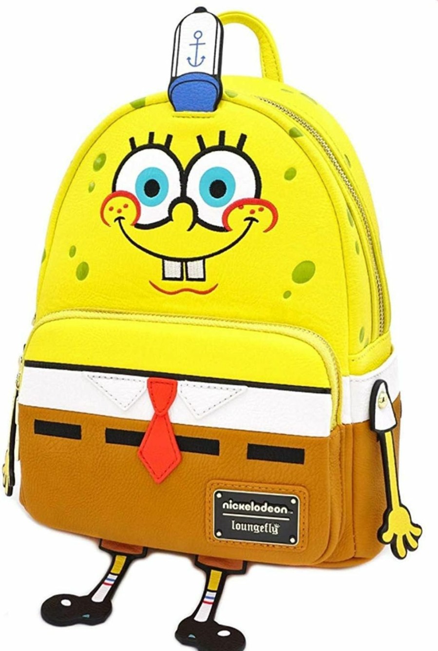 Backpack Handbags | Loungefly Loungefly X Spongebob Squarepants 20Th Anniversary Mini Backpack (One Size, Yellow Multi)