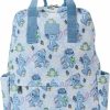 Backpack Handbags | Loungefly Loungefly Disney Lilo And Stitch Springtime Stitch Allover Print Full-Size Nylon Backpack