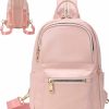 Backpack Handbags | Sunwel Fashion Sunwel Fashion Women Small Sling Bag Convertible Strap Mini Backpack Purse Vegan Leather Crossbody Bag