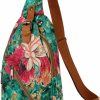 Backpack Handbags | Baosha Women'S Floral Sling Bag Pretty Backpack Purse Crossbody Bag Shoulder Bag For Women Xb-18