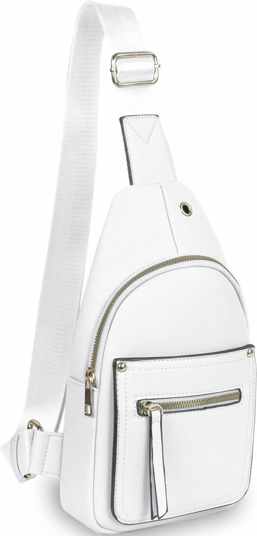 Backpack Handbags | EVVE Evve Crossbody Sling Bag For Women Small Sling Backpack Purse |White