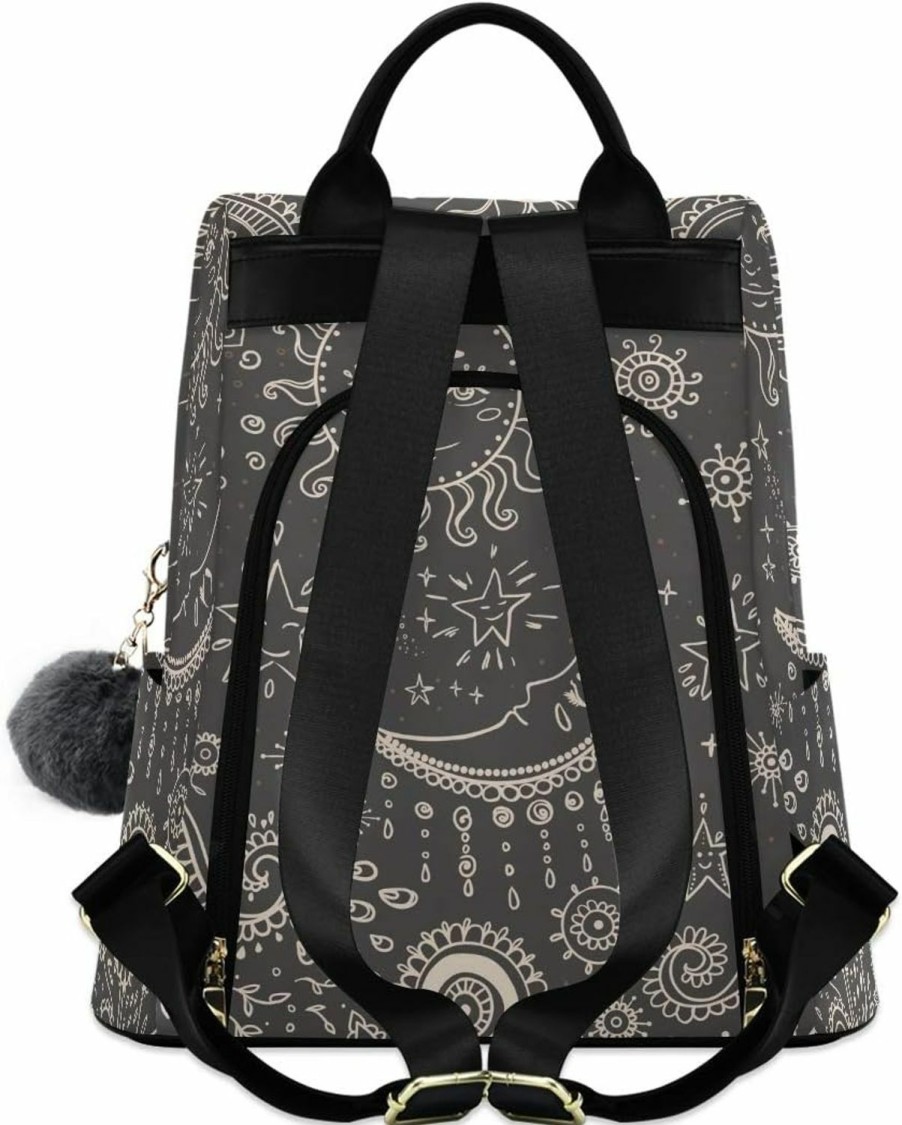 Backpack Handbags | ALAZA Alaza Mandala Sun The Moon Stars Backpack For Daily Shopping Travel