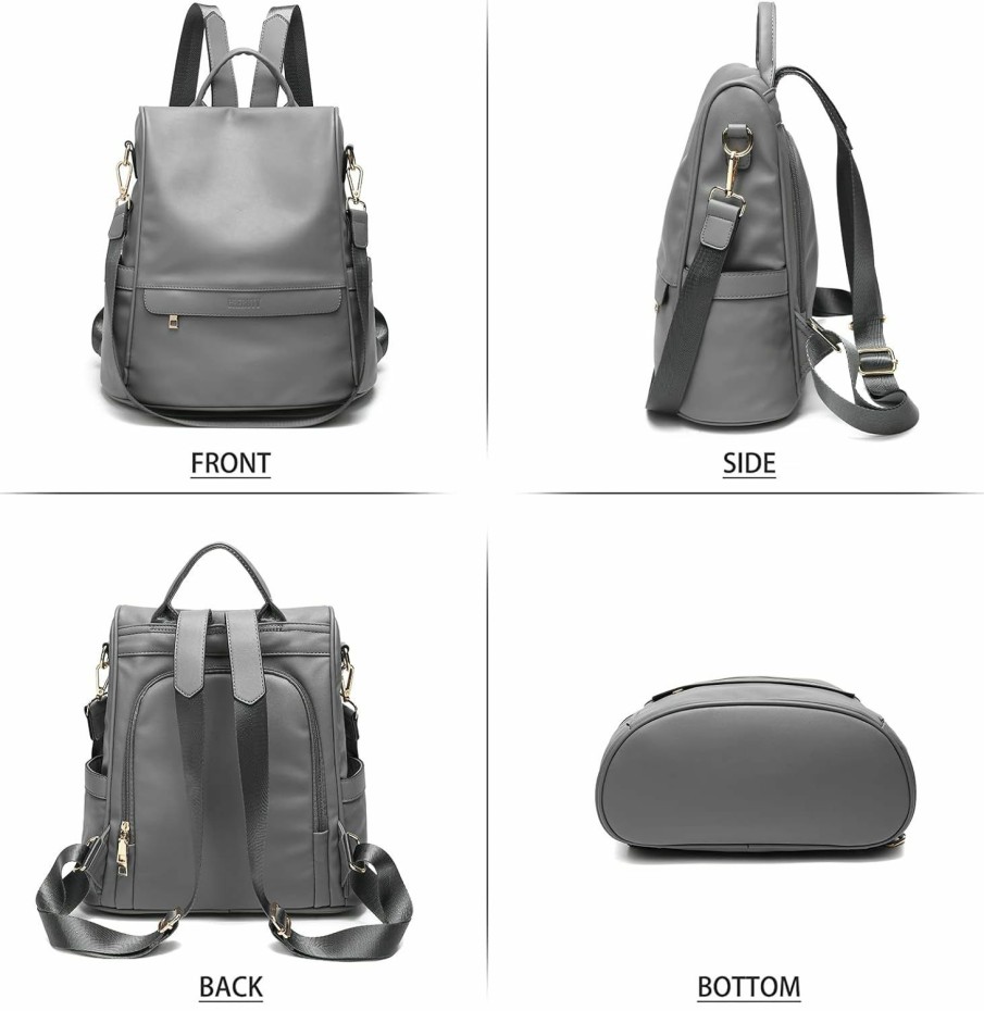 Backpack Handbags | CHERUTY Cheruty Women Backpack Purse Pu Leather Anti-Theft Casual Shoulder Bag Fashion Ladies Satchel Bags