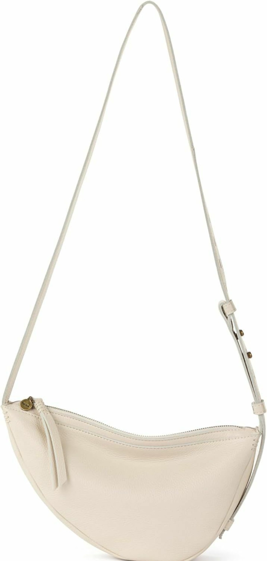 Backpack Handbags | The Sak The Sak Tess Sling In Leather, Adjustable Leather Sling Strap, Stone