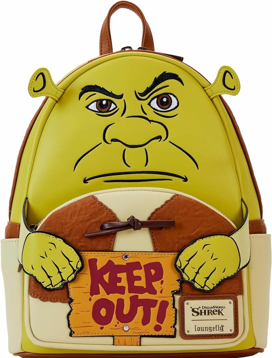 Backpack Handbags | Loungefly Loungefly Shrek Keep Out Cosplay Double Strap Shoulder Bag