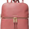 Backpack Handbags | Michael Kors Michael Kors Rhea Zip Medium Slim Backpack, Cinnamon