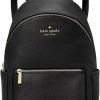 Backpack Handbags | Kate Spade New York Kate Spade Leila Pebbled Leather Medium Dome Backpack Bag Black