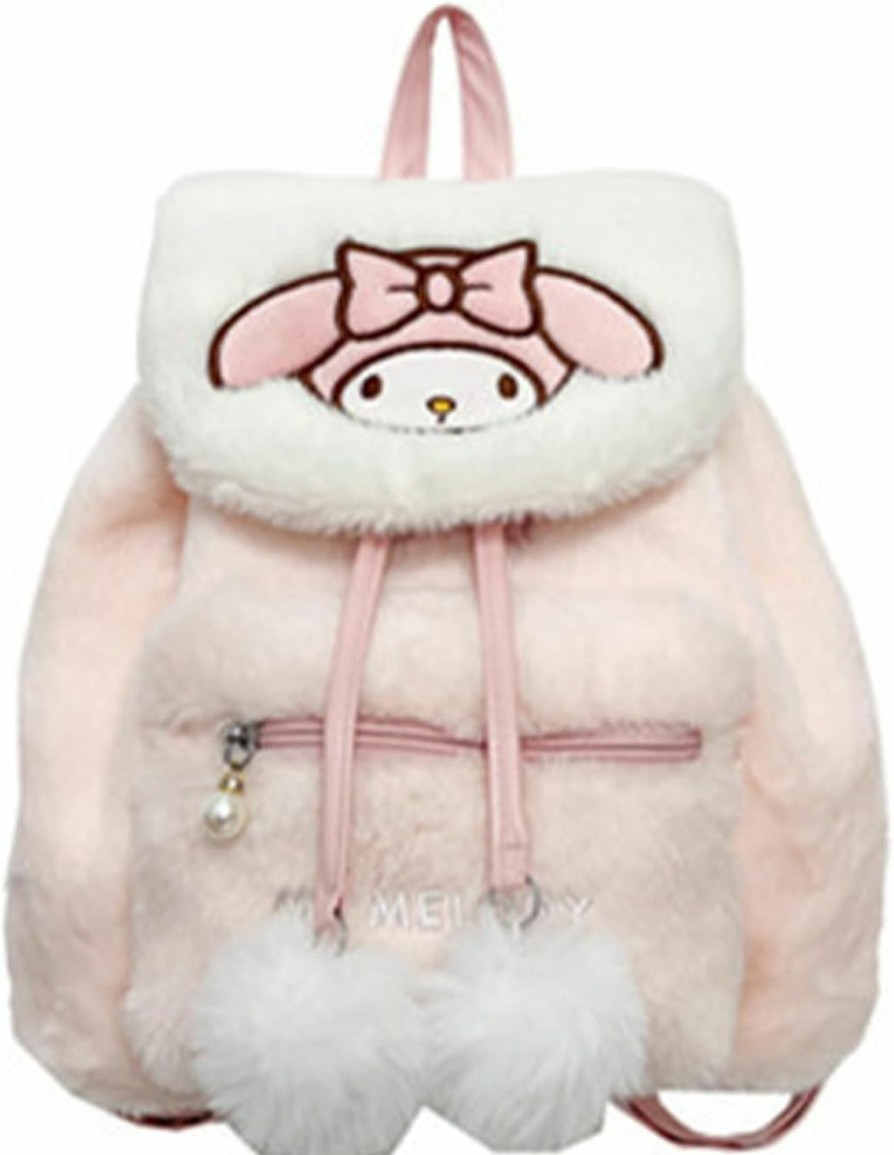 Backpack Handbags | BETENSHINE Betenshine Cartoon Backpack Cute Plush Backpack Anime Backpack Fashion Backpack Plush Bag Mini Backpacks For Girls Women (White)