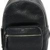 Backpack Handbags | DKNY Dkny Women'S Abby Backpack Bag, Black/Silver, Large