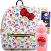 Backpack Handbags | hello Hello Kitty Mini Backpack Purse - Bundle With 10\" Hello Kitty Backpack With Front Pocket Plus Water Bottle, Tattoos, More | Hello Kitty Backpack For Women