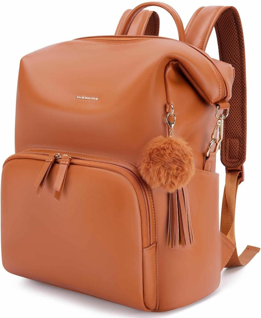 Backpack Handbags | Missnine Missnine Backpack Purse For Women Fashion Leather Backpack For College Travel Large Ladies Shoulder Bags With Tassel