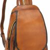 Backpack Handbags | LRTO Lrto Genuine Leather Backpack For Women Vintage Rucksack Casual College Bag Handmade Cowhide Western Daypack