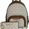 Backpack Handbags | Michael Kors Michael Kors Jaycee Xs Convertible Zip Pocket Backpack Bundled With Sm Tz Coinpouch Wallet Purse Hook (Signature Mk Vanilla)