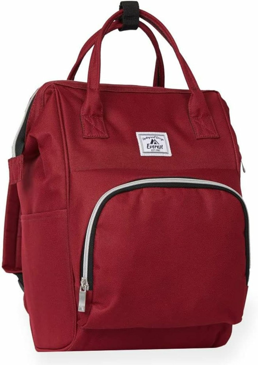 Backpack Handbags | EVEREST Everest Uni Adults Friendly Mini Handbag Fashion Backpack, Burgundy, One Size Us